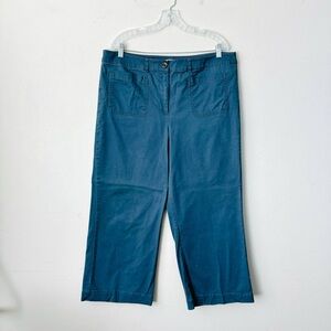 LOFT Blue Cropped Pants